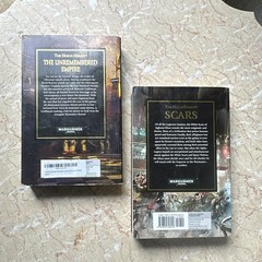 2 Books- The Unremembered Empire (Dan Abnett) and Scars (Chris Wraight)