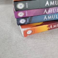 Amulet Book Set 6 Paperback Books 1 & 3-7 Kibuishi Illustrated Comic Book