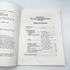 The Ever-Changing Palace: A Xanadu Fanzine Issue Two #2 Vicky Wyman 1990
