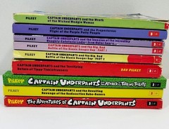 Captain Underpants & Dog Man Book Lot By Dav Pilkey 14 Books Mixed Titles
