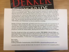 Ted Dekker ~ Bride Collector + Priest’s Graveyard ~ Advance Reading Copy ~ RARE