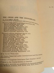 The Cross and the Switchblade – Reverand David Wilkerson – 1968 Pyramid Book PB