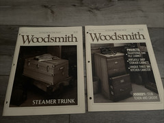 VINTAGE LOT OF 15 ISSUES WOODSMITH NOTES FROM THE SHOP WOODWORKING #61-75