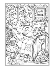 Creative Haven Gnome Sweet Gnome Coloring Book (Adult Coloring Books: Fantasy)