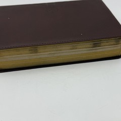 Holy Bible Mosaic New Living Translation NLT Devotional Brown Leatherette