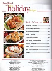 Taste Of Homes Best Holiday Recipes 2005 Cookbook with 359 recipes 193 pages