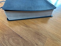Holy Bible Kenneth Copeland Reference Ed KJV Red Letter GENUINE Leather 1991 VG