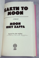 Moon Unit Zappa Signed Hardcover + Art Print, Rare, OOP, Frank Zappa, New
