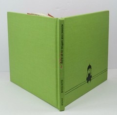 RARE Ellen Raskin Signed with Drawing HC Book Nothing Ever Happens On My Block