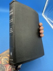 RARE Nelson Holy Bible KJV Red Letter Concordance Morocco Leather Great Cond