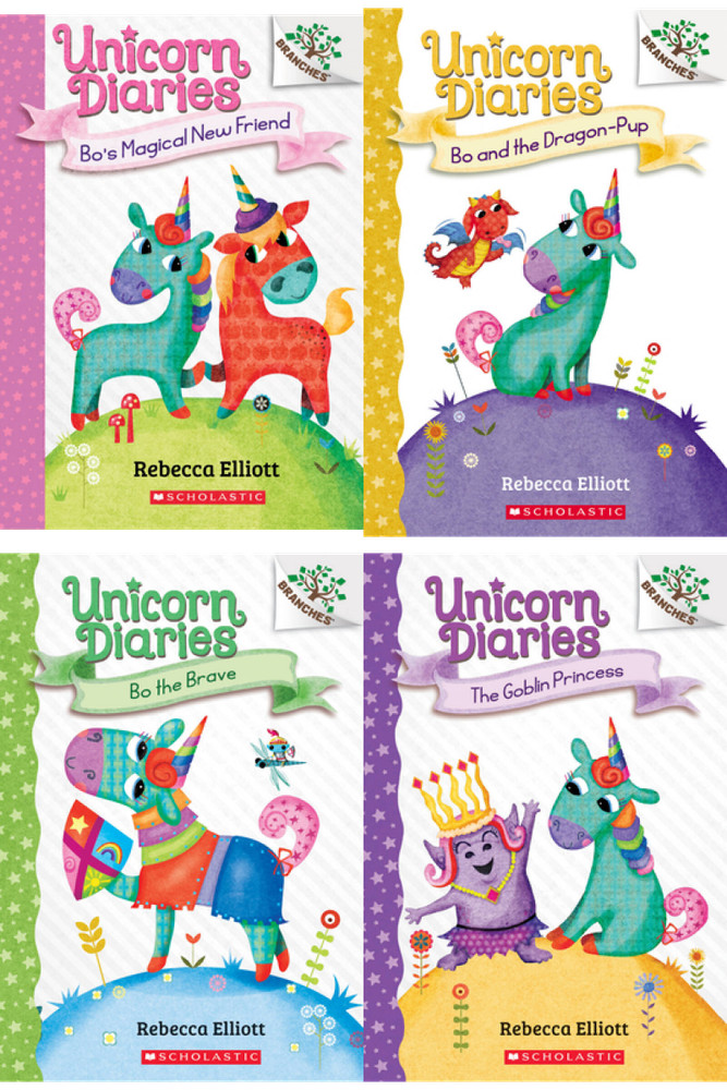 Unicorn Diaries Series All 4 Books in Paperback