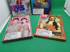 TV Guide Donny Marie Elvis Star Trek Enterprise Wizard Oz lot 4 2000 2001 dated