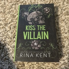 Kiss The Villain: A Dark College mm Romance (Legacy of Gods) by Rina Kent Paper