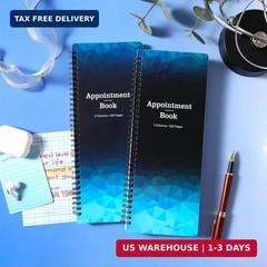 Appointment Book – Salon Appointment Book 11.5″ x 4.5″ 2 Columns Undated 6 AM.