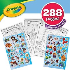 Crayola 288 Pages the Big Book of Stories Coloring Book Fables & Fairy Tales NEW