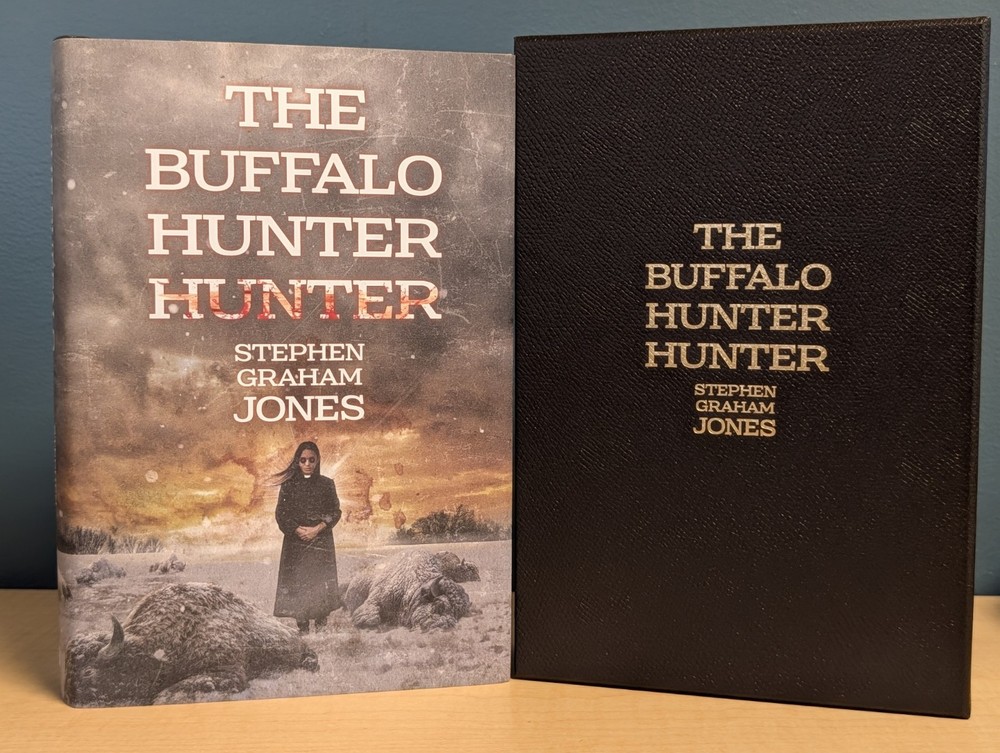 🏹Stephen Graham Jones BUFFALO HUNTER HUNTER Signed Numbered SST Limited Ed