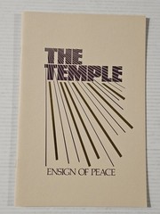 THE TEMPLE, Ensign of Peace (RLDS) PB 1987, 16 PAGES. Row 32.