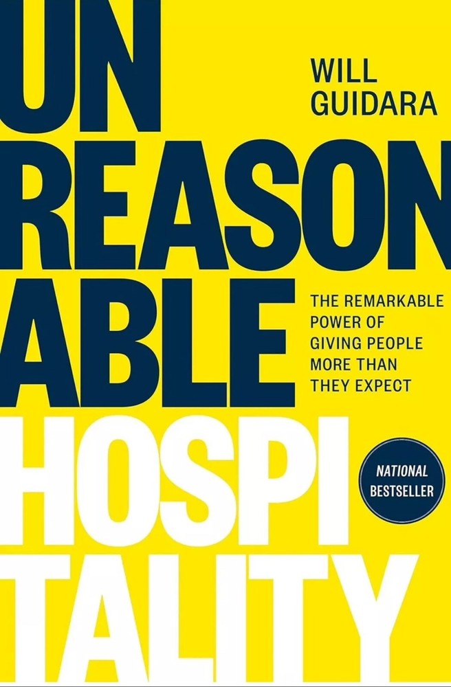 Unreasonable Hospitality (Will Guidara) hardcover book **like new**