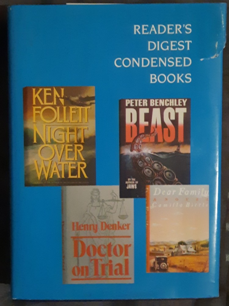 Reader’s Digest Condensed Books-Ken Follet-NIGHT OVER WATER