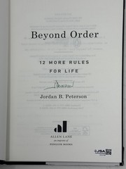 Jordan B. Peterson Signed Autograph Beyond Order Hardcover Book 1st Edition JSA