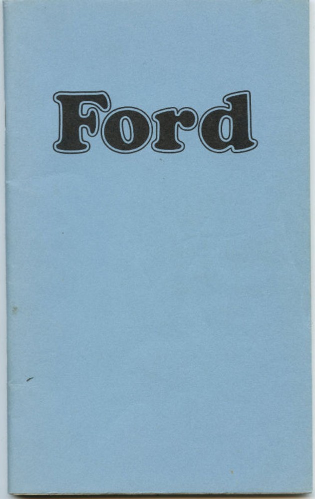 1974 Ford Owner’s Manual – Galaxie 500
