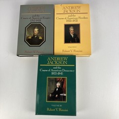 Andrew Jackson 3 Volume Set 1st edition 1st printing By Robert V Remini
