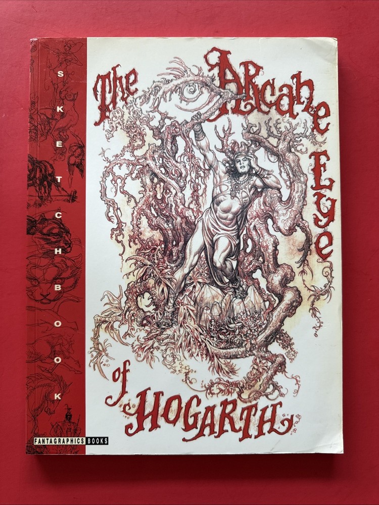 The Arcane Eye of Hogarth Sketchbook – Burne Hogarth – Fantagraphic Books – SC