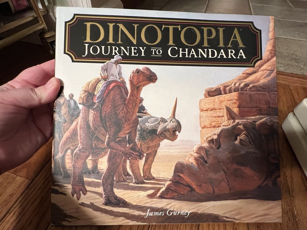 Signed Dinotopia journey to chandara autographed by james gurney hardback book