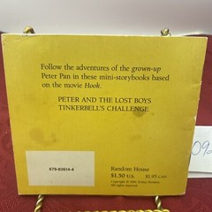Hook PETER AND THE LOST BOYS (MINI STORYBOOK) By Jim Hart 1991 Paperback