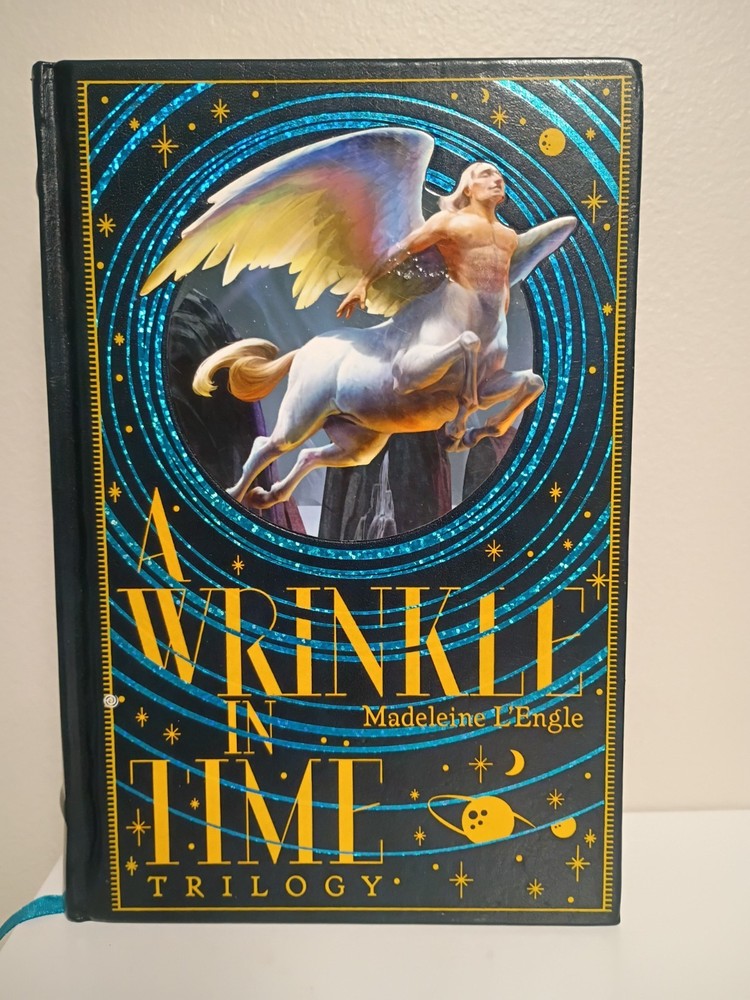 A Wrinkle In Time Trilogy by Madeleine L’Engle Barnes & Noble Leather Bound Ed.