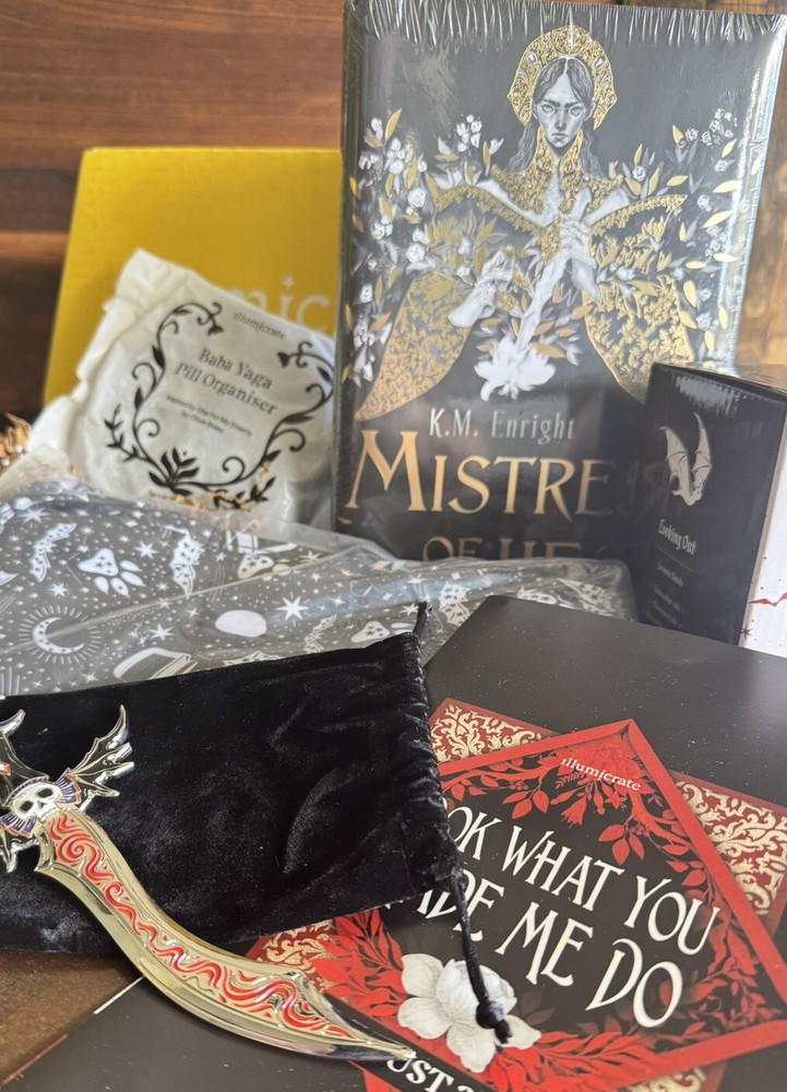 NEW Illumicrate August 2024 FULL BOX “Mistress Of Lies” by K.M. Enright