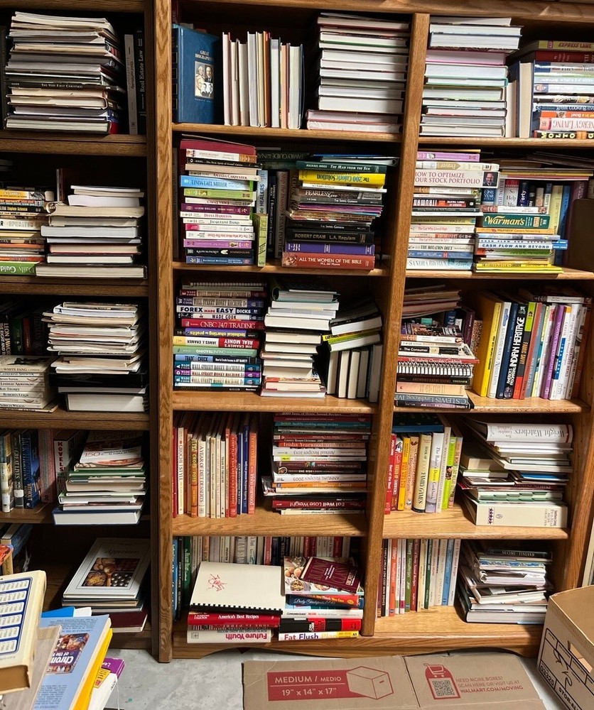 Books by Genre 100 Pound BOOKs Lot Sorted Fiction/Nonfiction/Cooking