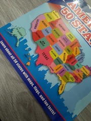 America’s 50 States Trivia Book – Illustrated Geography & Fun Facts, 24 Pages
