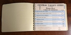 Thomas Guide California Central Valley Cities + *Bonus 7 Other Vtg Calif Maps*