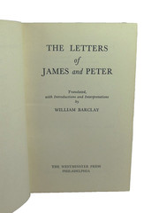 Daily Bible Study Letters of James First and Second Peter by William Barclay HB