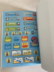 NEW SUPER RARE THOMAS & FRIENDS TRAIN STICKER EXPRESS 700 Stickers BOOK 2005