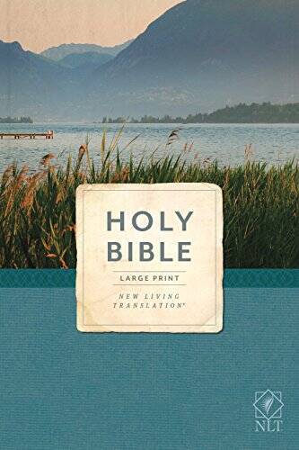 NLT Economy Outreach Bible, Large Print – Paperback – GOOD