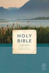 NLT Economy Outreach Bible, Large Print – Paperback – GOOD