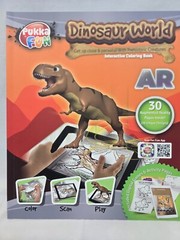 Dinosaur World AR Interactive 4D Coloring Book Augmented Reality Pukka 8421-FUN