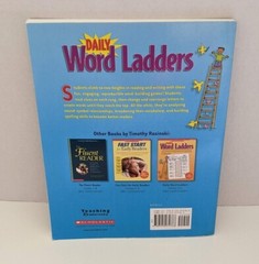 Scholastic Daily Word Ladders Grade 1-2 Homeschool Supplemental Curriculum Tools