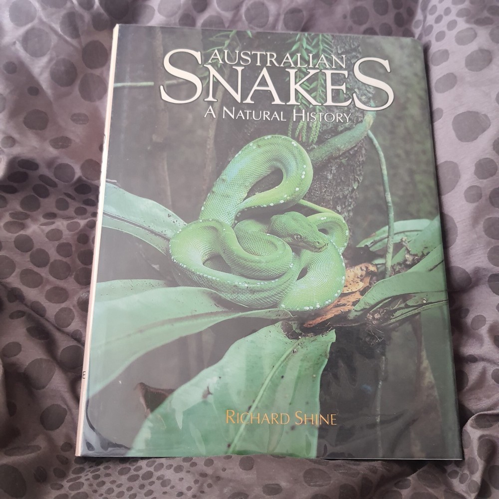 VTG AUSTRALIAN SNAKES: A NATURAL HISTORY Richard Shine Hardcover Dust Jacket VG