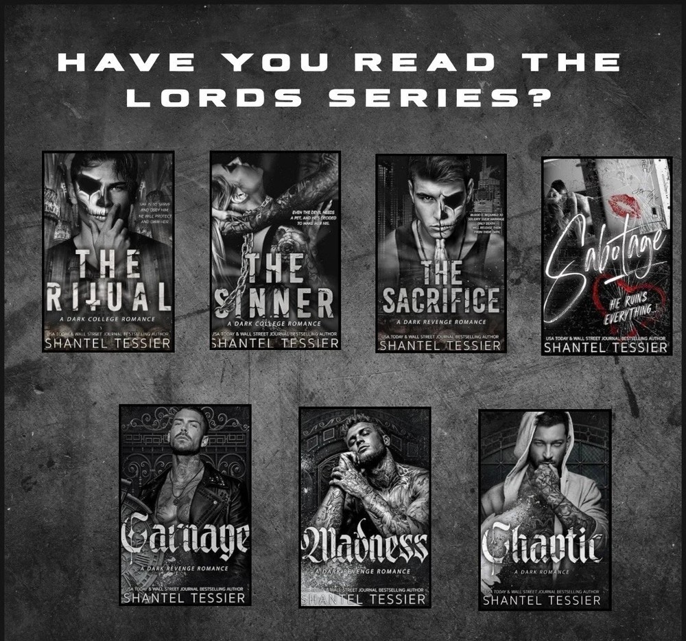 Ritual 7 books set by Shantel Tessier Paperback New book