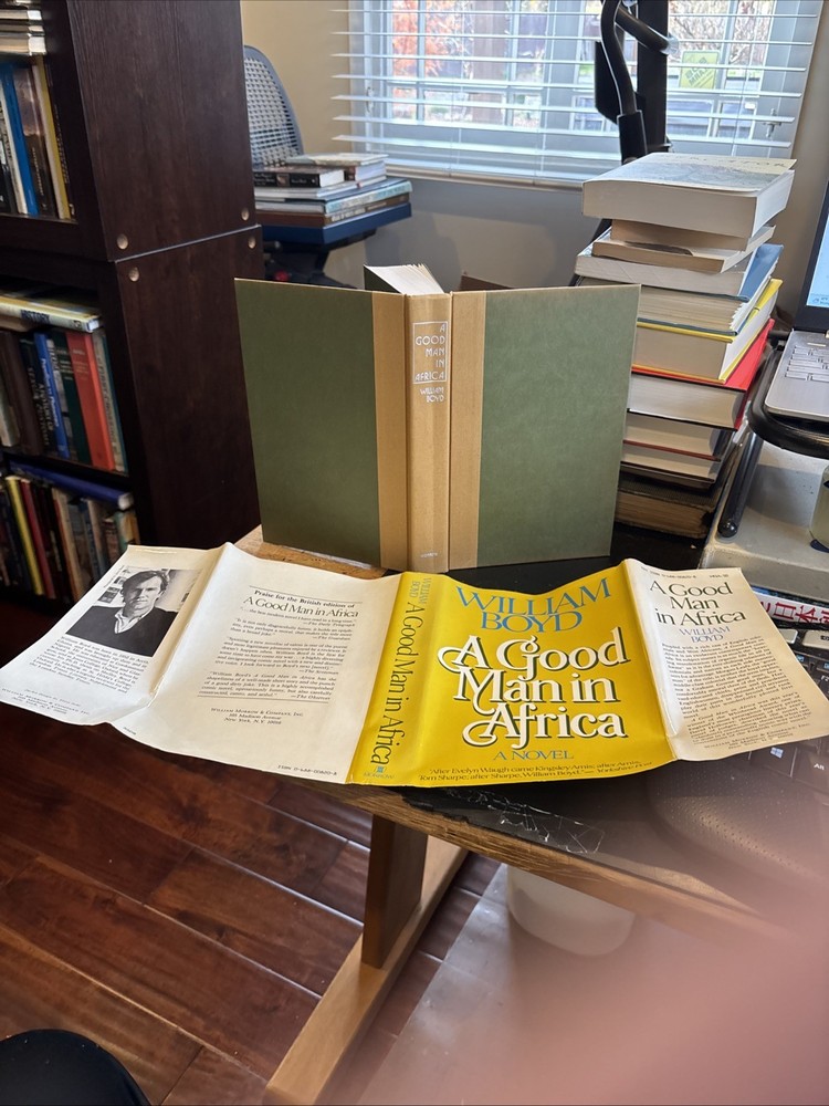 A GOOD MAN IN AFRICA by William Boyd 1981 hcdj 1st