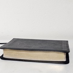 ESV New Testament, Psalms Proverbs Black Genuine Leather Pocket Size read desc.