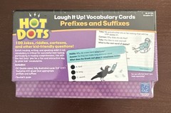 Hot Dots Prefixes And Suffixes Learning Cards Grade 2+ Brand New El-2735