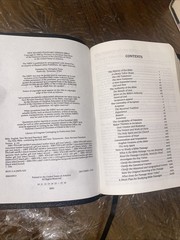 NRSV New Revised Standard Version Premium Bible Black Bonded Leather Abingdon
