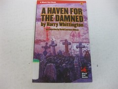Harry Whittington A Haven for the Damned Black Gat Book ex-library mass market