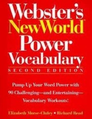 Websters New World Power Vocabulary – Hardcover – VERY GOOD
