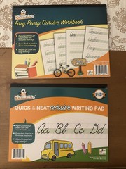 Channie’s Quick & Neat Alphabet Writing Pad + Easy Peasy Cursive Notebook