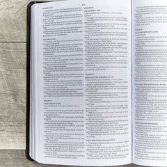 KJV Bible Black Imitation Leather, KJV Holy Bible, Red Letter Easy-To-Read Bible